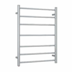 HOTRAIL STRAIGHT ROUND LADDER HEATED TOWEL RAIL WITH SWITCH W600xH800xD122mm