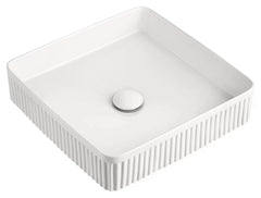 SQUARE SHAPED ABOVE COUNTER BASINS WITH 415*415*120MM