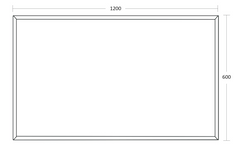 Tennessee Bevelled Edge Mirror 1200x600mm