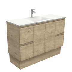 CUBA Phoenix Stone 1200 + Edge Scandi Oak Wall-Hung/Kickboard