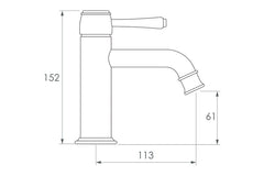 KOKO Basin Mixer Chrome, Matte Black, Brushed Copper, Brushed Nickel, Brushed Brass