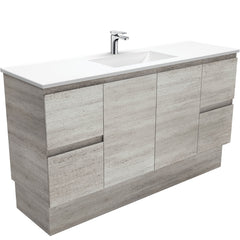 GREEK Edge Industrial 1500 Single Bowl Wall-Hung/Kickboard Vanity