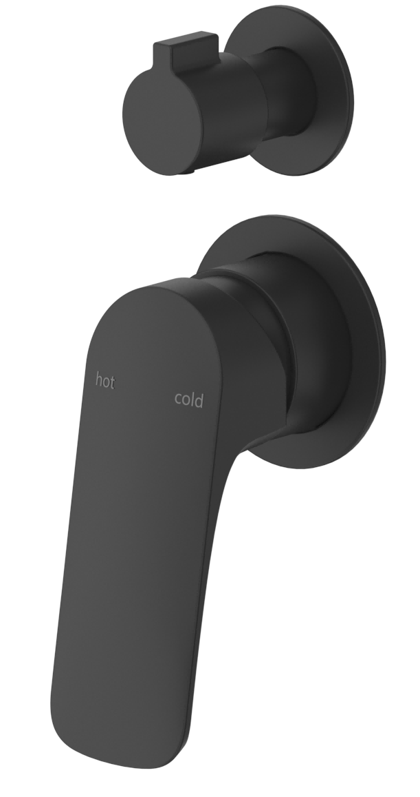 Kaza Shower Mixer Diverter – 2P – TRIM KIT ONLY