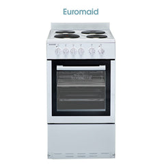 EUROMAID EW50 50cm Upright Cooker, Electric Oven & Solid Cooktop