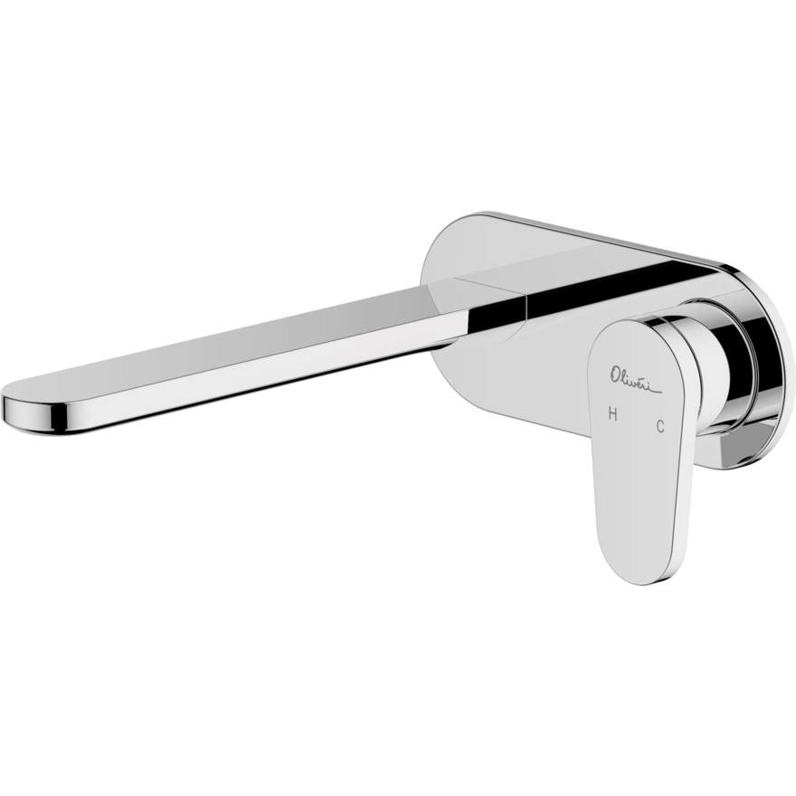 LONDON Chrome Wall Mixer Set