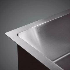 SPECTER Handmade Stainless Steel Under/Topmount Kitchen Laundry Single Sink in Size 600*450*220