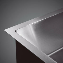 SPECTER Handmade Stainless Steel Under/Topmount Kitchen Laundry Single Sink in Size 750*450*220