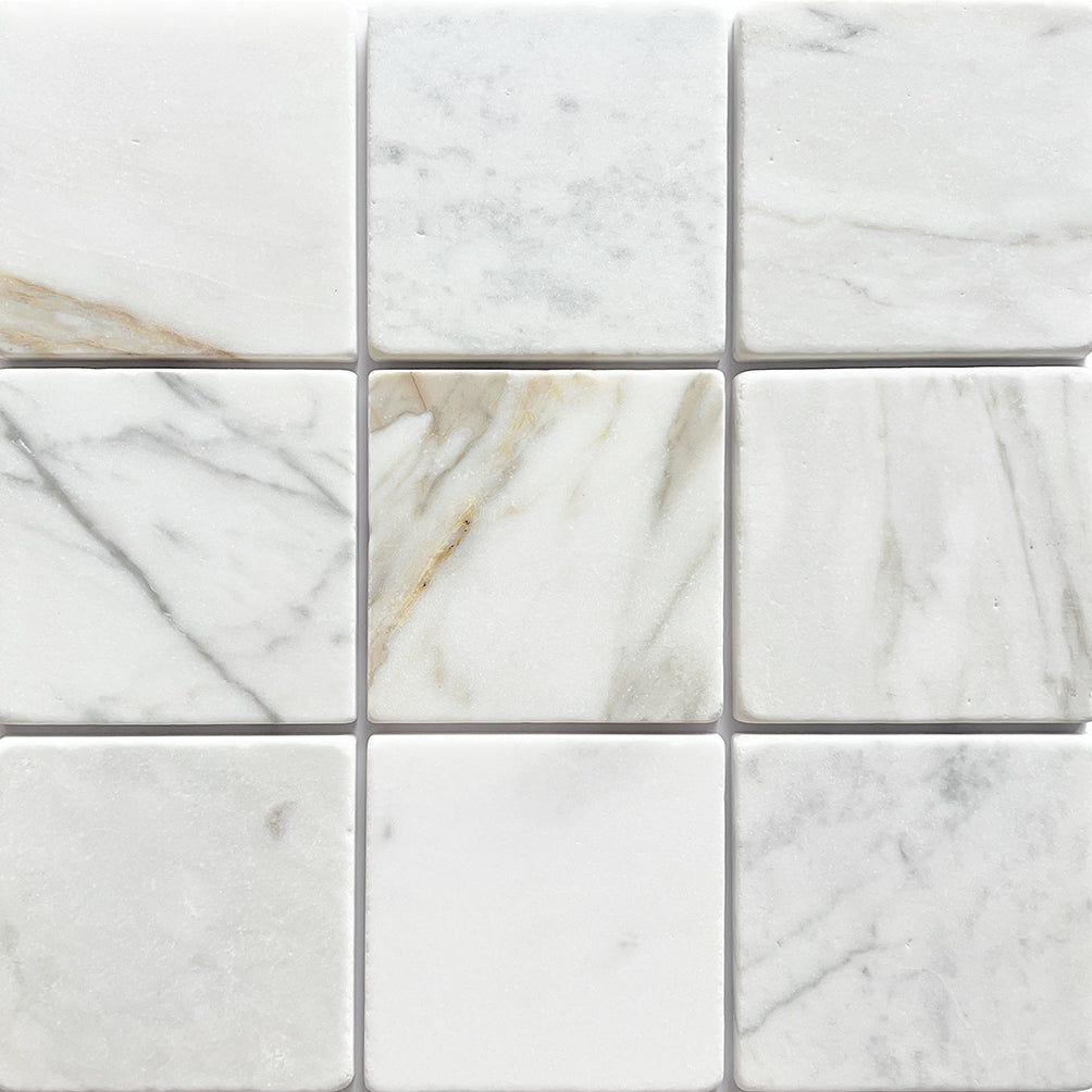 APOLLO WHITE LIMESTONE TUMBLED 100X100
