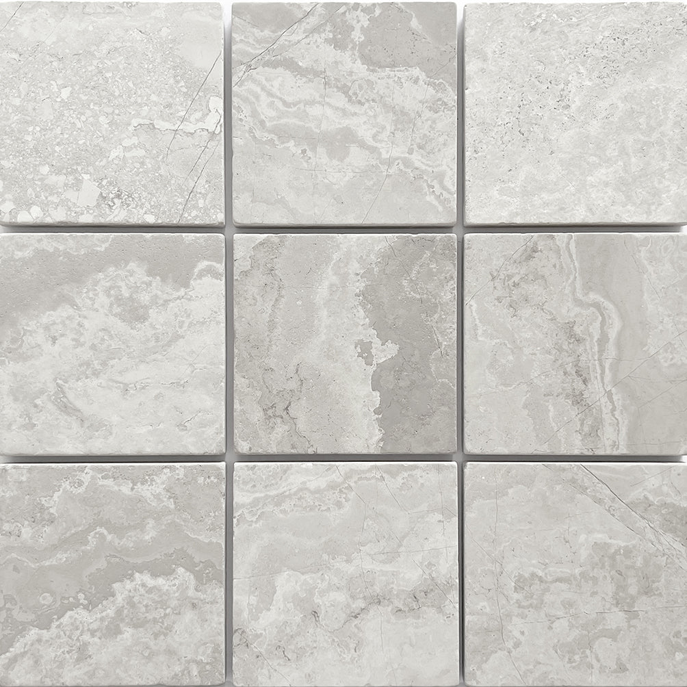 APOLLO WHITE LIMESTONE TUMBLED 100X100