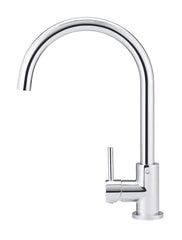 Round Gooseneck Kitchen Mixer Tap