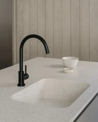 Round Gooseneck Kitchen Mixer Tap