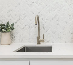 Round Gooseneck Kitchen Mixer Tap