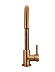 Round Gooseneck Kitchen Mixer Tap