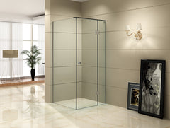 Perfect Frameless Screen (door)1200x900mm, Chrome, Black, Satin, Brushed Gold