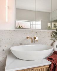 Round Wall Mixer Paddle Handle Trim Kit (In-wall Body Not Included)