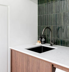 Round Gooseneck Kitchen Mixer Tap