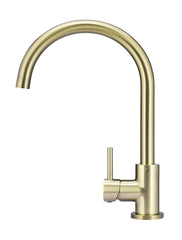 Round Gooseneck Kitchen Mixer Tap