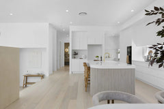 Round Gooseneck Kitchen Mixer Tap