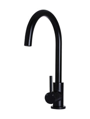 Round Gooseneck Kitchen Mixer Tap