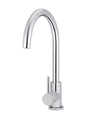 Round Gooseneck Kitchen Mixer Tap