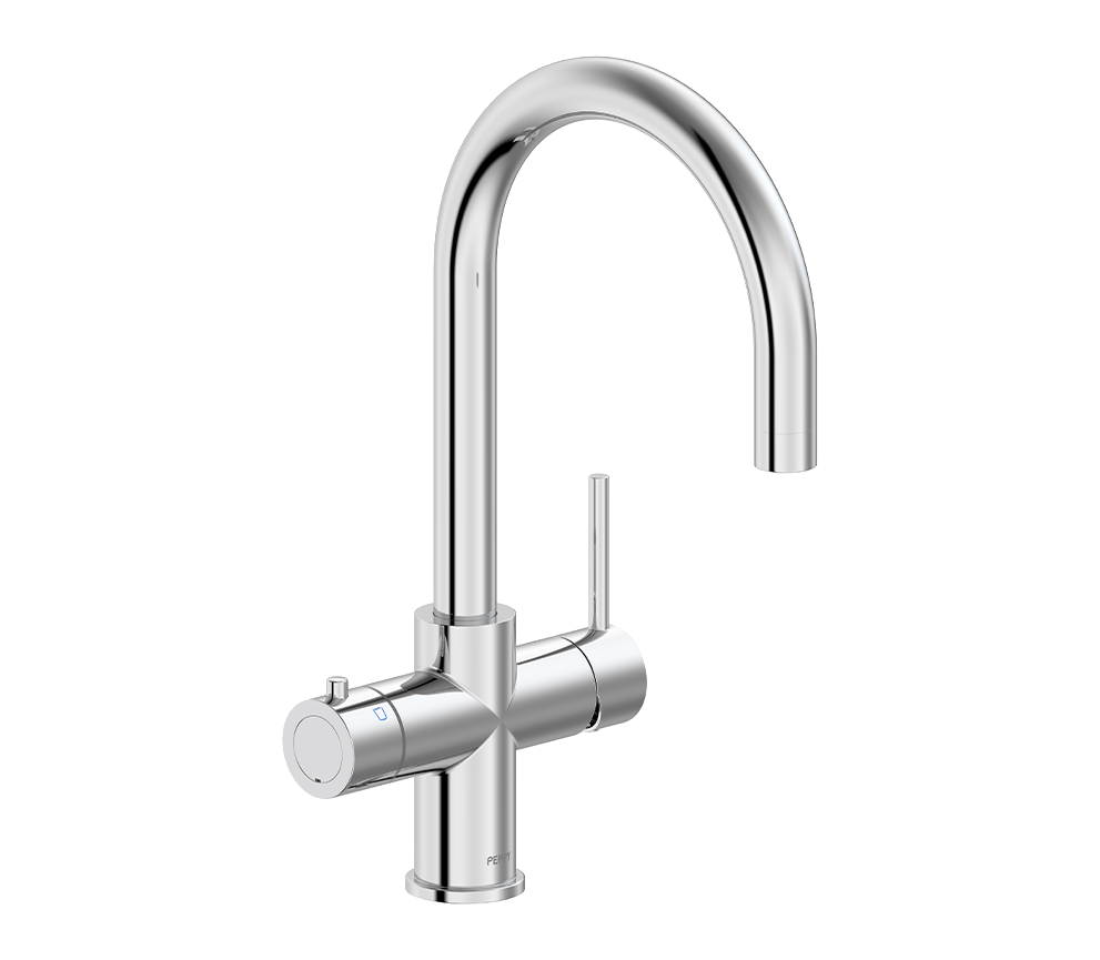 Flagship 4 in 1  Filtered Boiling + Filtered Chilled + Hot & Cold Mains with Swivel Gooseneck Spout
