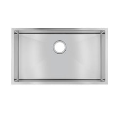Pollo 762x457x254mm 1.2mm Handmade Single Bowl Top/Undermount Kitchen/Laundry Sink