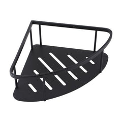 BEN Stainless Steel Shower Shelf in Matte Black and Chrome