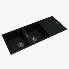BUILDERS Handmade Kitchen Sink In Chrome Available In 1160X500X200mm