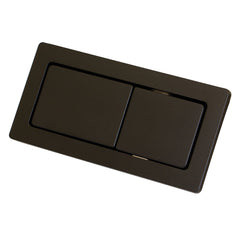 RECTANGULAR Chorme, Urban Brass, Brushed Nickel, Gunmetal & Matte Black Flush Buttons