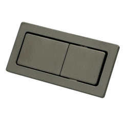 RECTANGULAR Chorme, Urban Brass, Brushed Nickel, Gunmetal & Matte Black Flush Buttons
