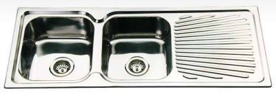 Double Bowl And Drainer Sinks 1180