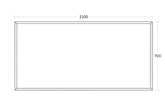 Tennessee Bevelled Edge Mirror 2100x900mm