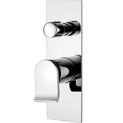 COLIN Wall Mixer Diverter,Chrome, Mixed Finish