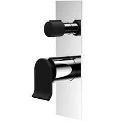 COLIN Wall Mixer Diverter,Chrome, Mixed Finish