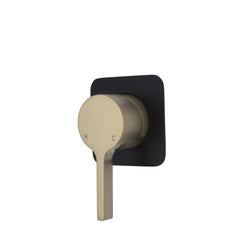 AVIA Wall Mixer, Soft Square Matte Black Plate Chrome,Brushed Nickel,Gun Metal,Matte Black,Urban Brass0