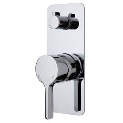 AVIA Wall Diverter Mixer, Soft Square Plate Chrome,Brushed Nickel,Gun Metal,Matte Black,Urban Brass