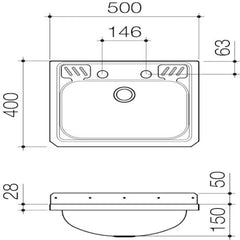 FASCIA Hand Basin
