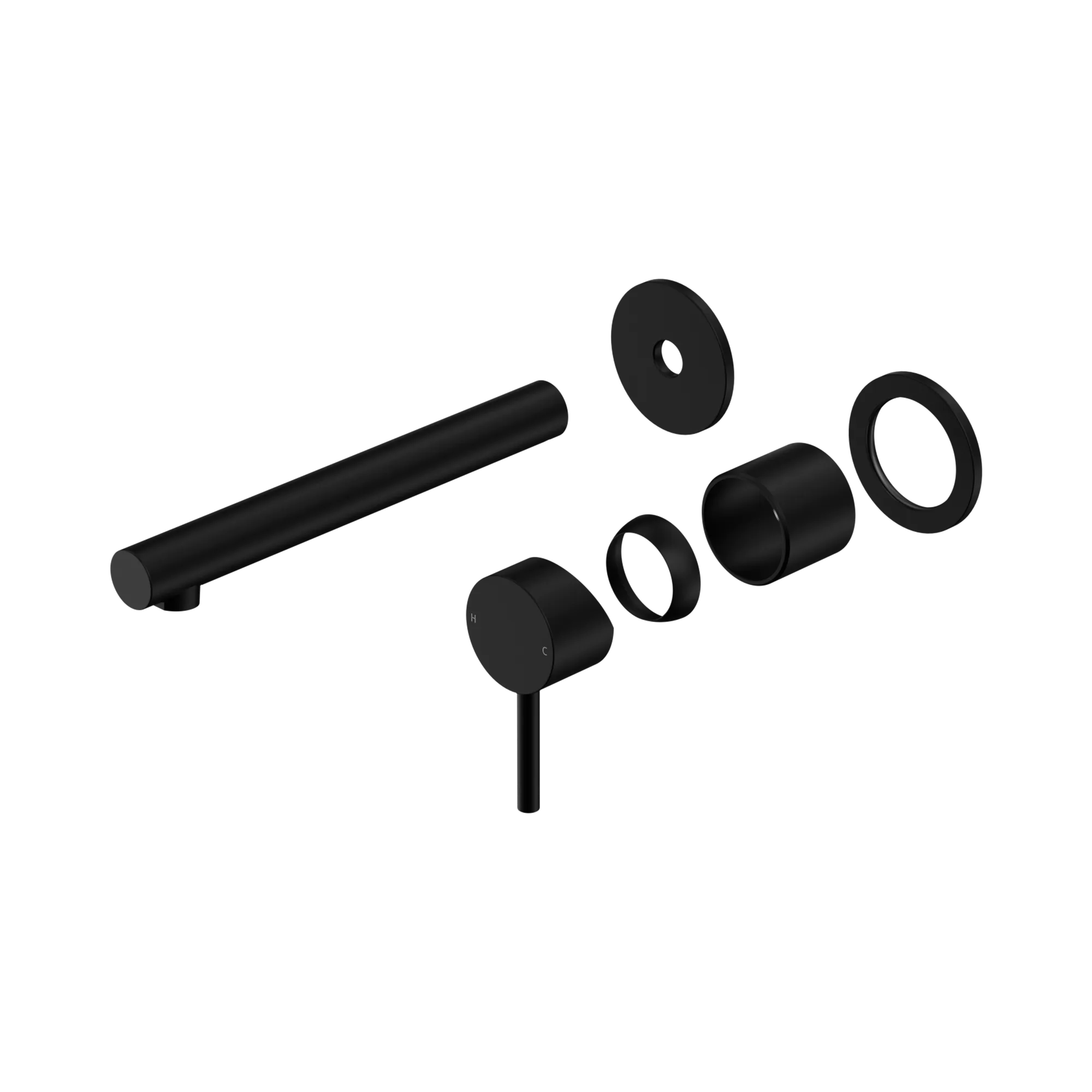 Dolce II Wall Basin/Bath Mixer Separate Back Plate Trim Kits Only Kalessi Bathroom & Tiles
