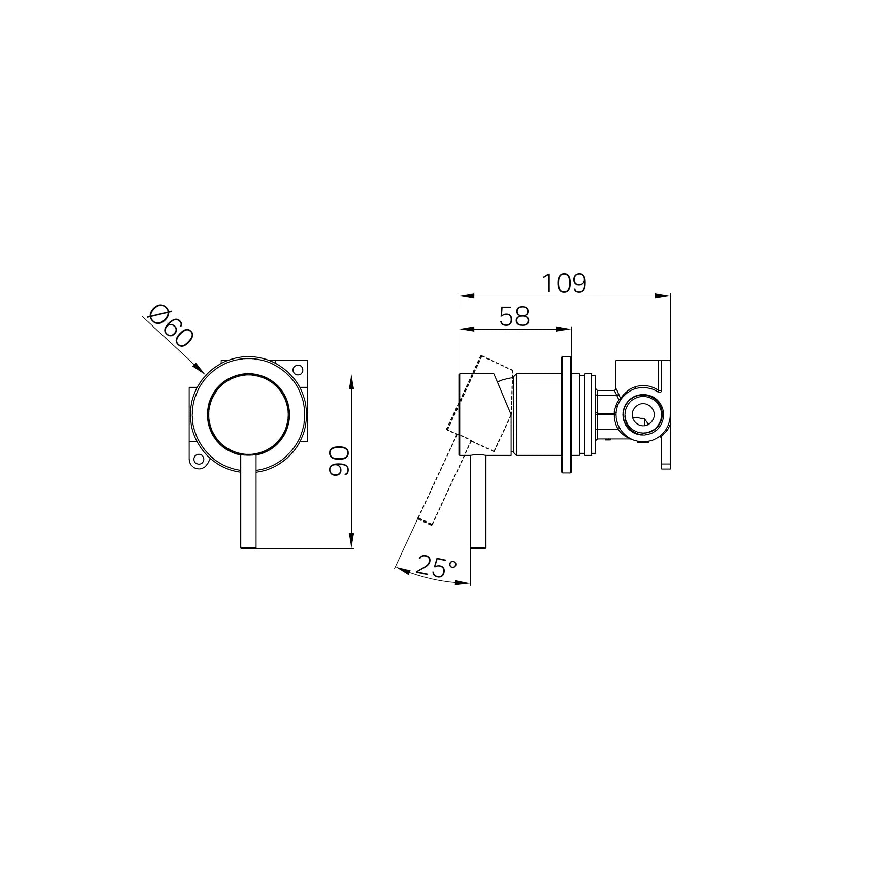 Dolce II Shower Mixer