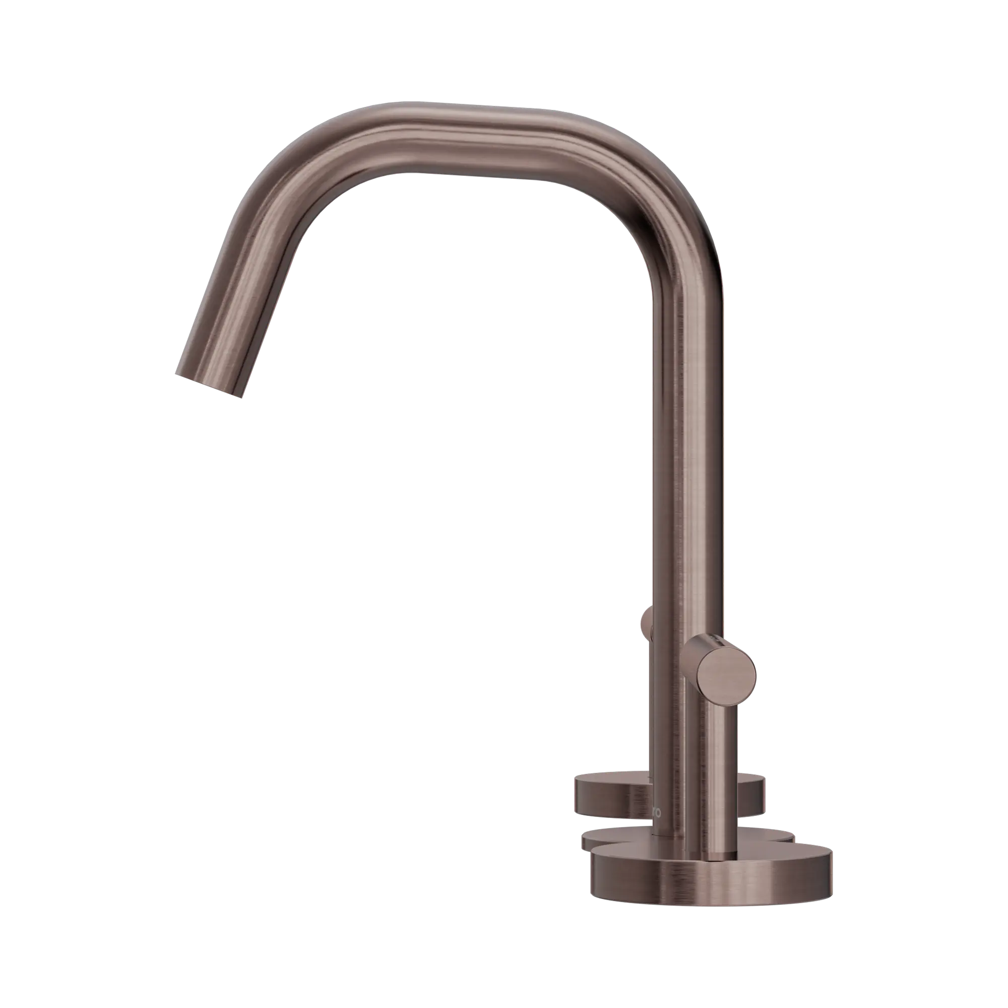 Mecca Lever Basin Set Edge Spout