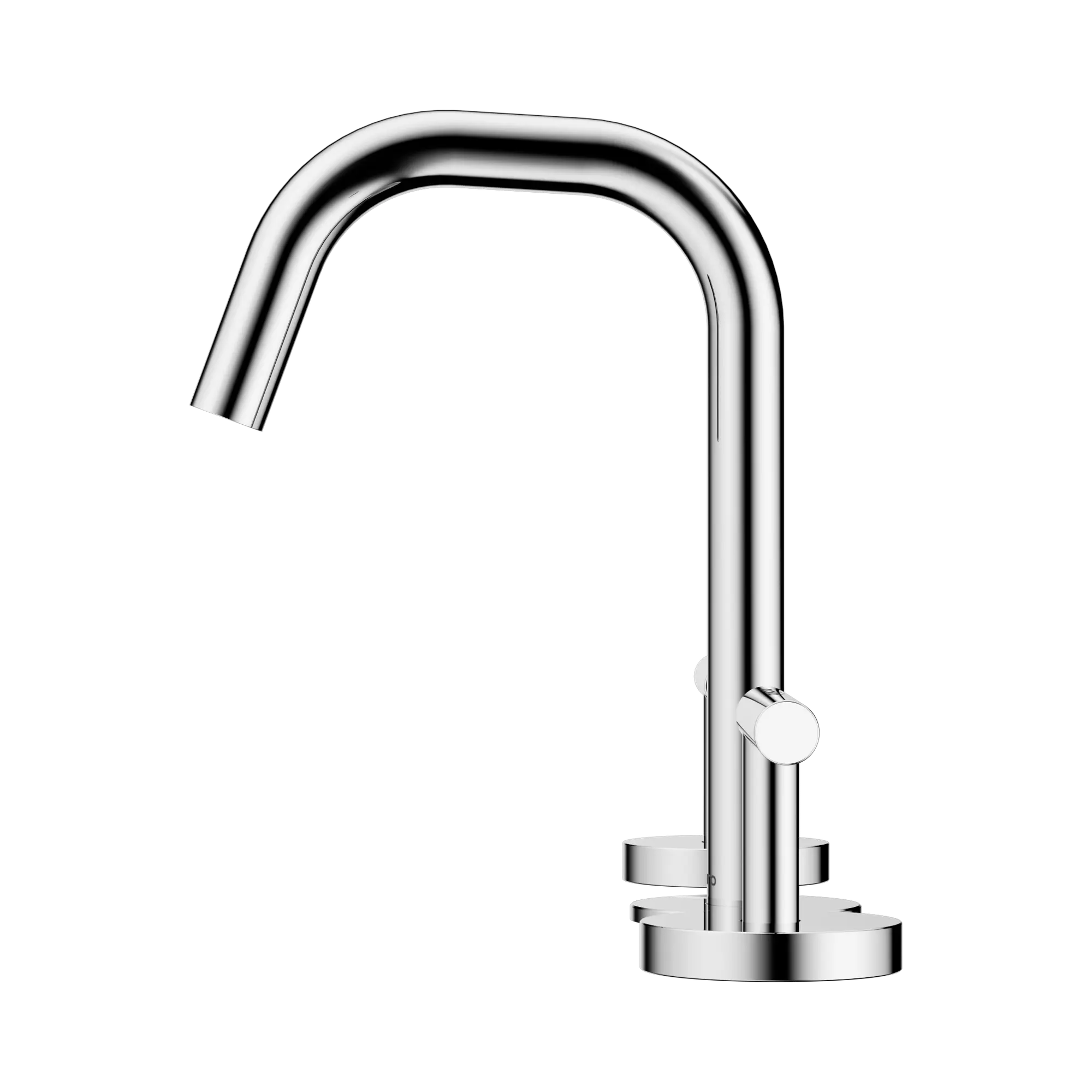 Mecca Lever Basin Set Edge Spout
