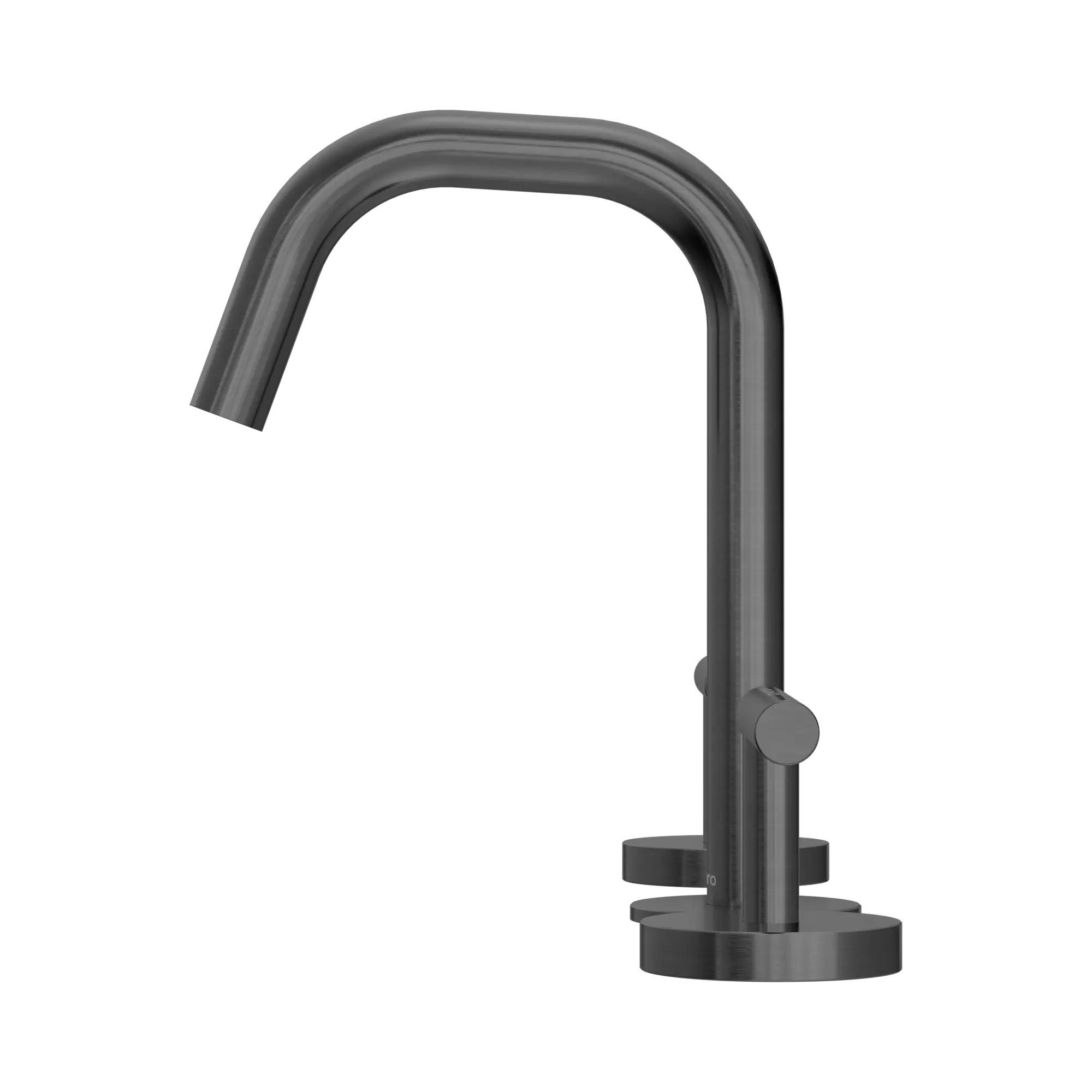 Mecca Lever Basin Set Edge Spout