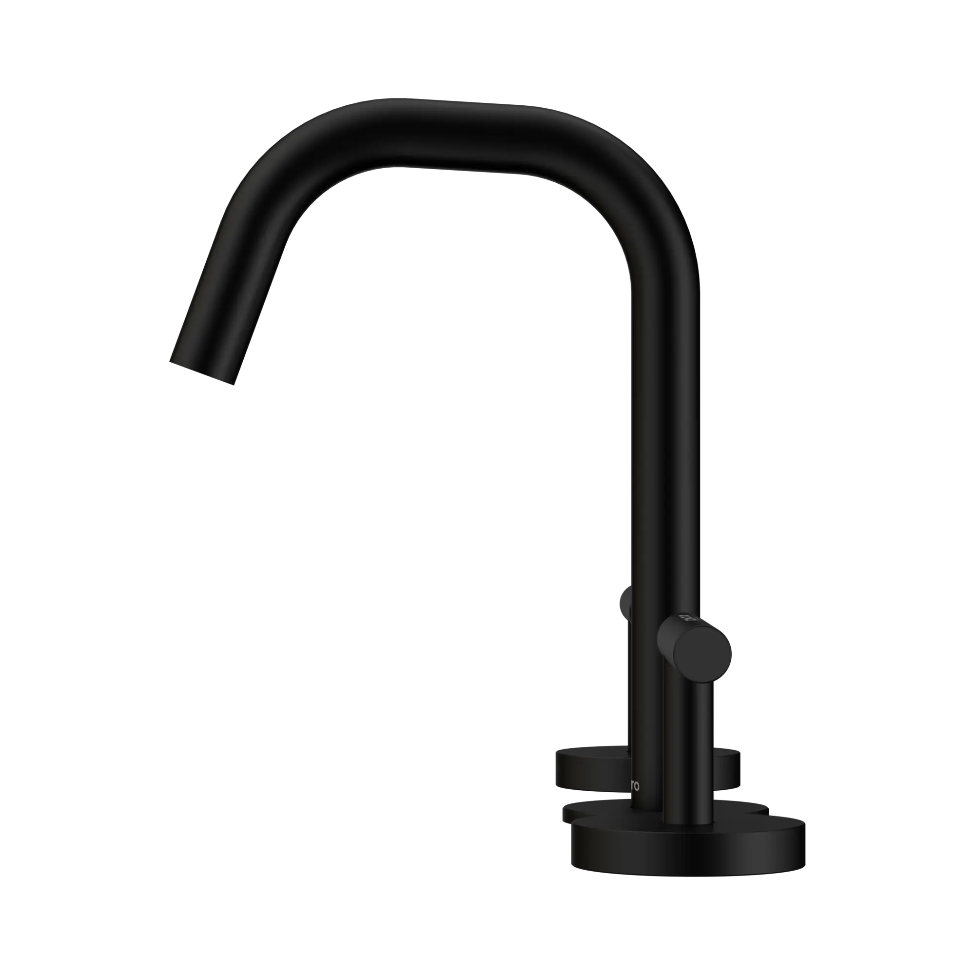 Mecca Lever Basin Set Edge Spout