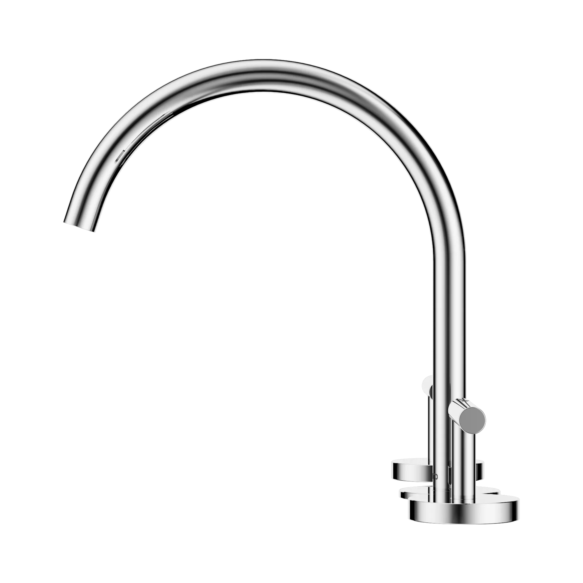 Mecca Lever Bath/Kitchen Set Arc Spout