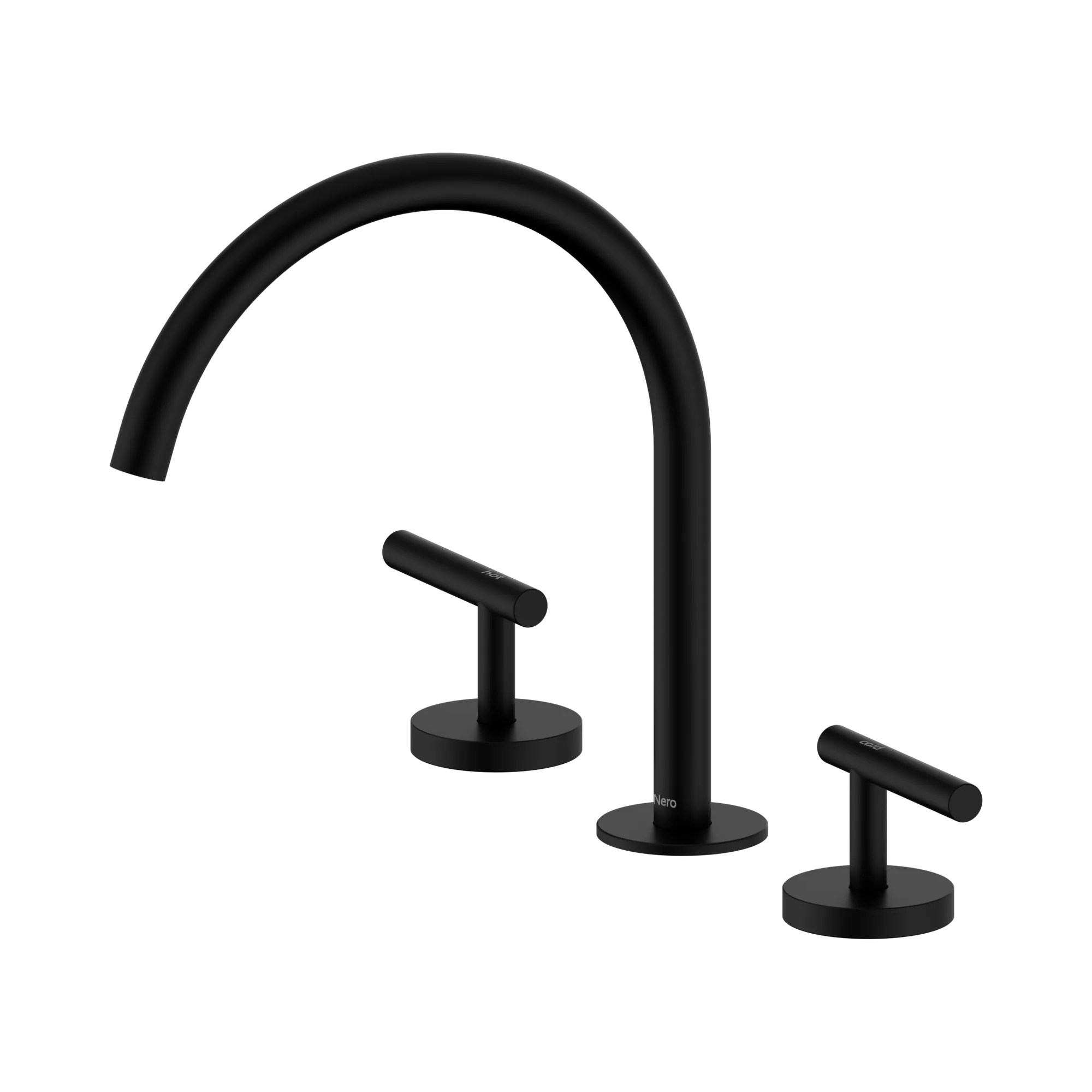 Mecca Lever Bath/Kitchen Set Arc Spout