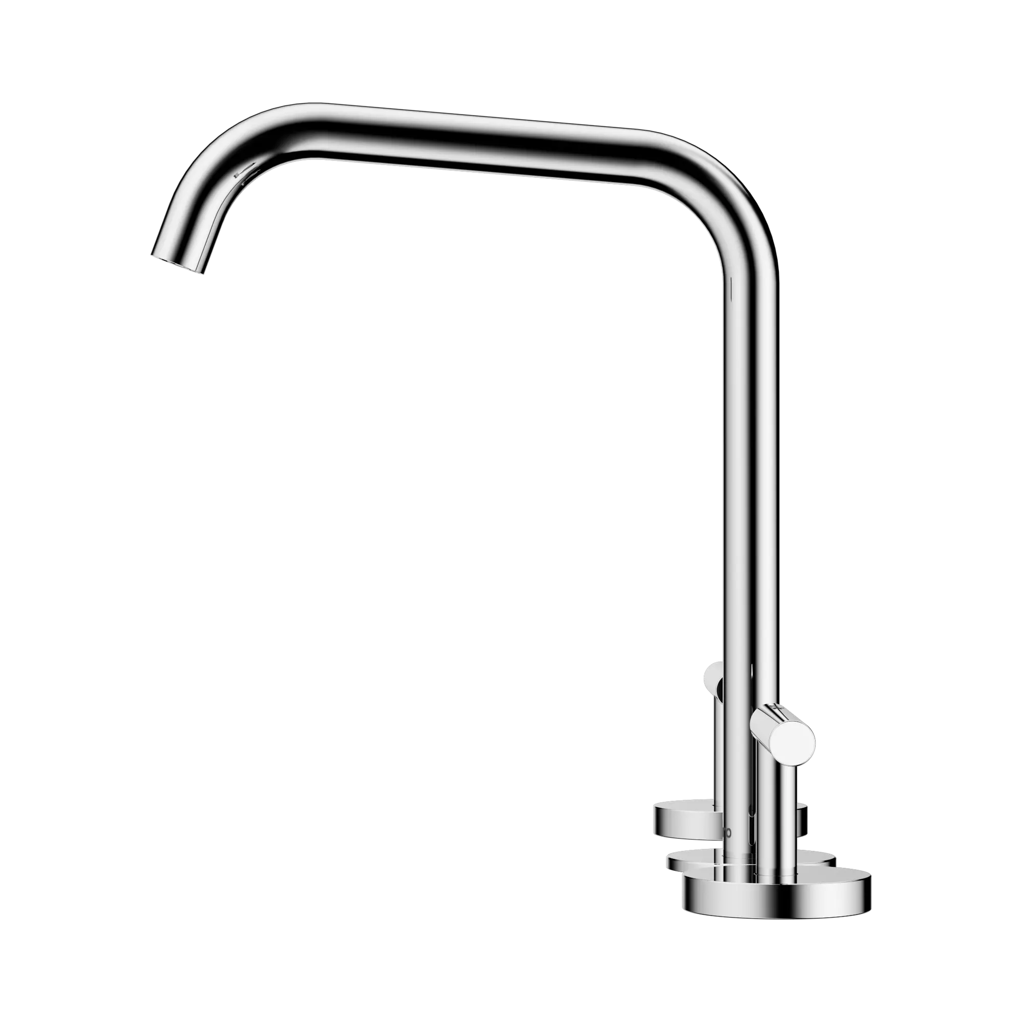 Mecca Lever Bath/Kitchen Set Edge Spout