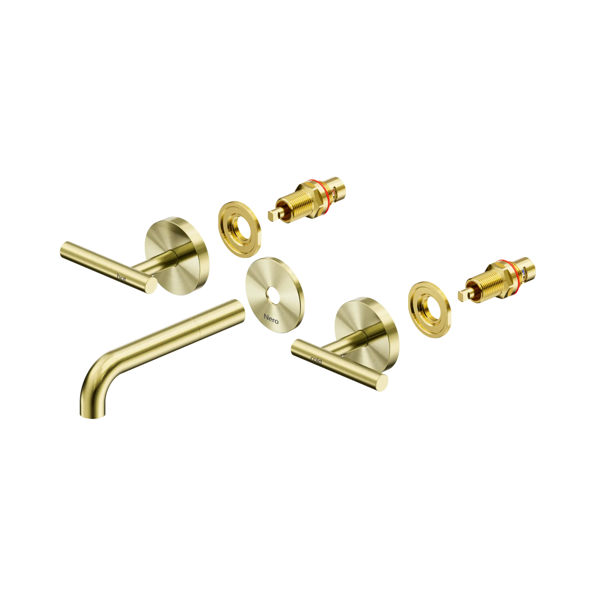 Mecca Lever Wall Basin/Bath Set 160mm Spout Trim Kit Only
