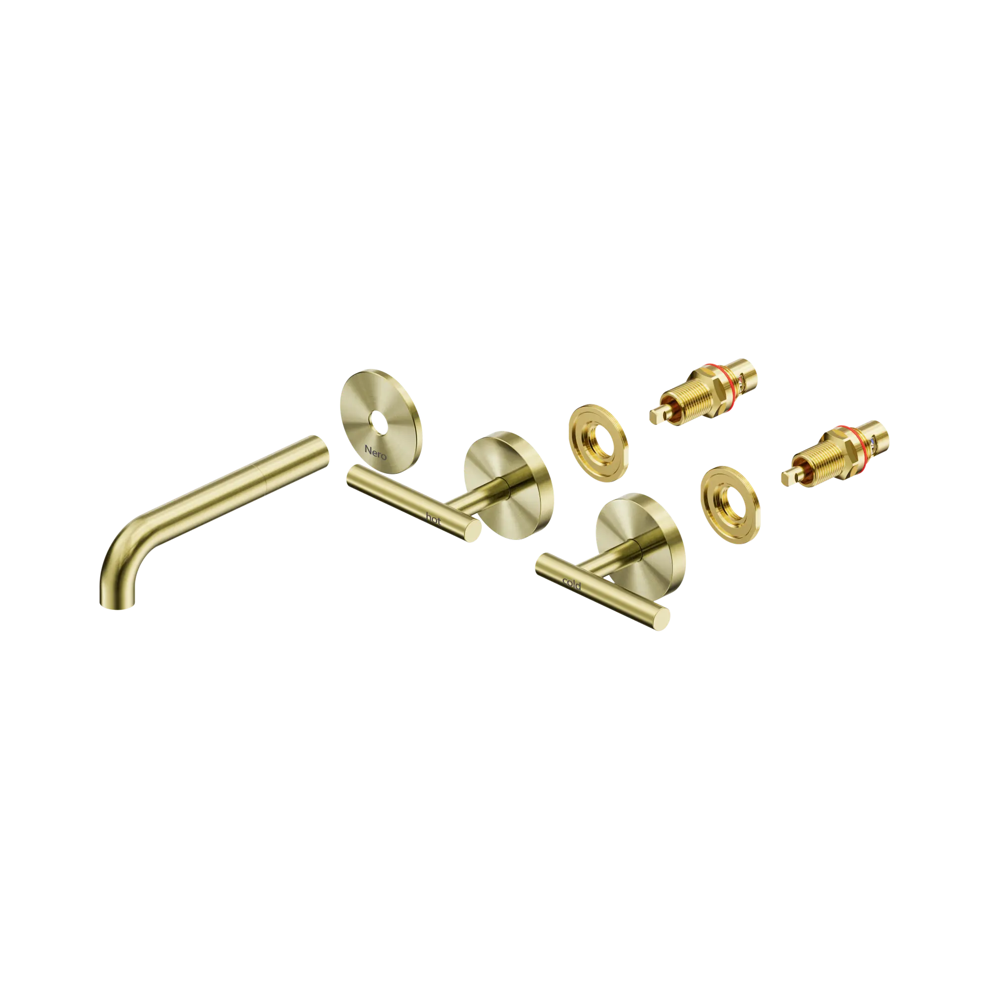 Mecca Lever Wall Basin/Bath Set 160mm Spout Trim Kit Only