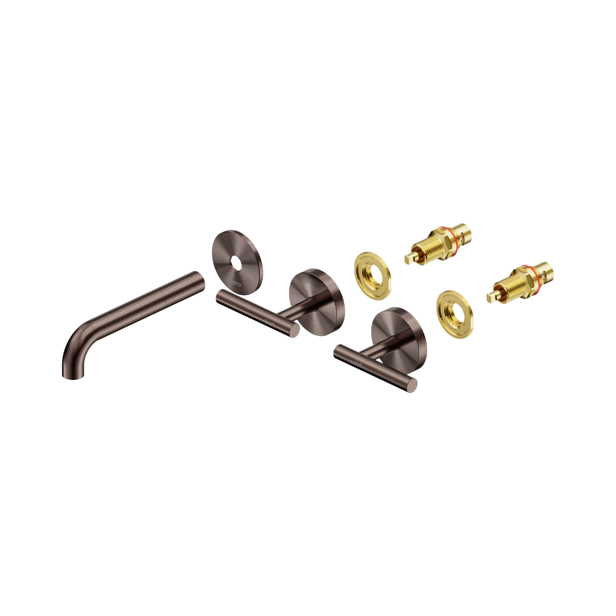 Mecca Lever Wall Basin/Bath Set 160mm Spout Trim Kit Only
