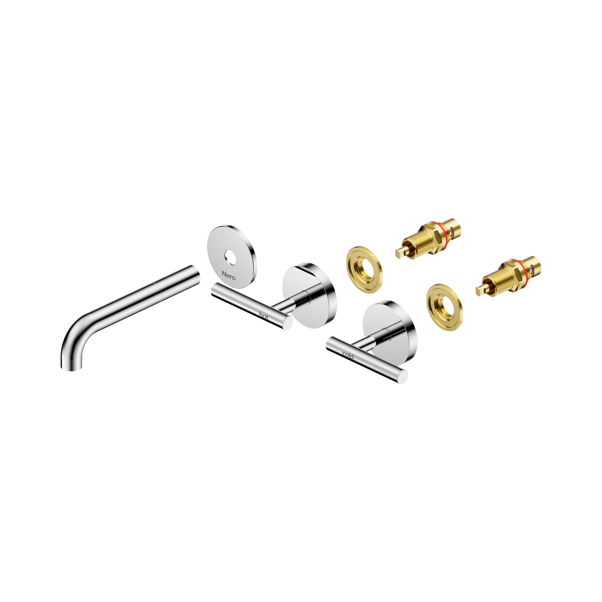 Mecca Lever Wall Basin/Bath Set 160mm Spout Trim Kit Only